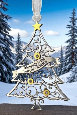 Fans Christmas Tree Ornament Friendship Is The Heart Of Christmas 