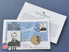 Jersey £5 Coin 70th Anniv Battle Britain PNC Bob Doe. Info Card