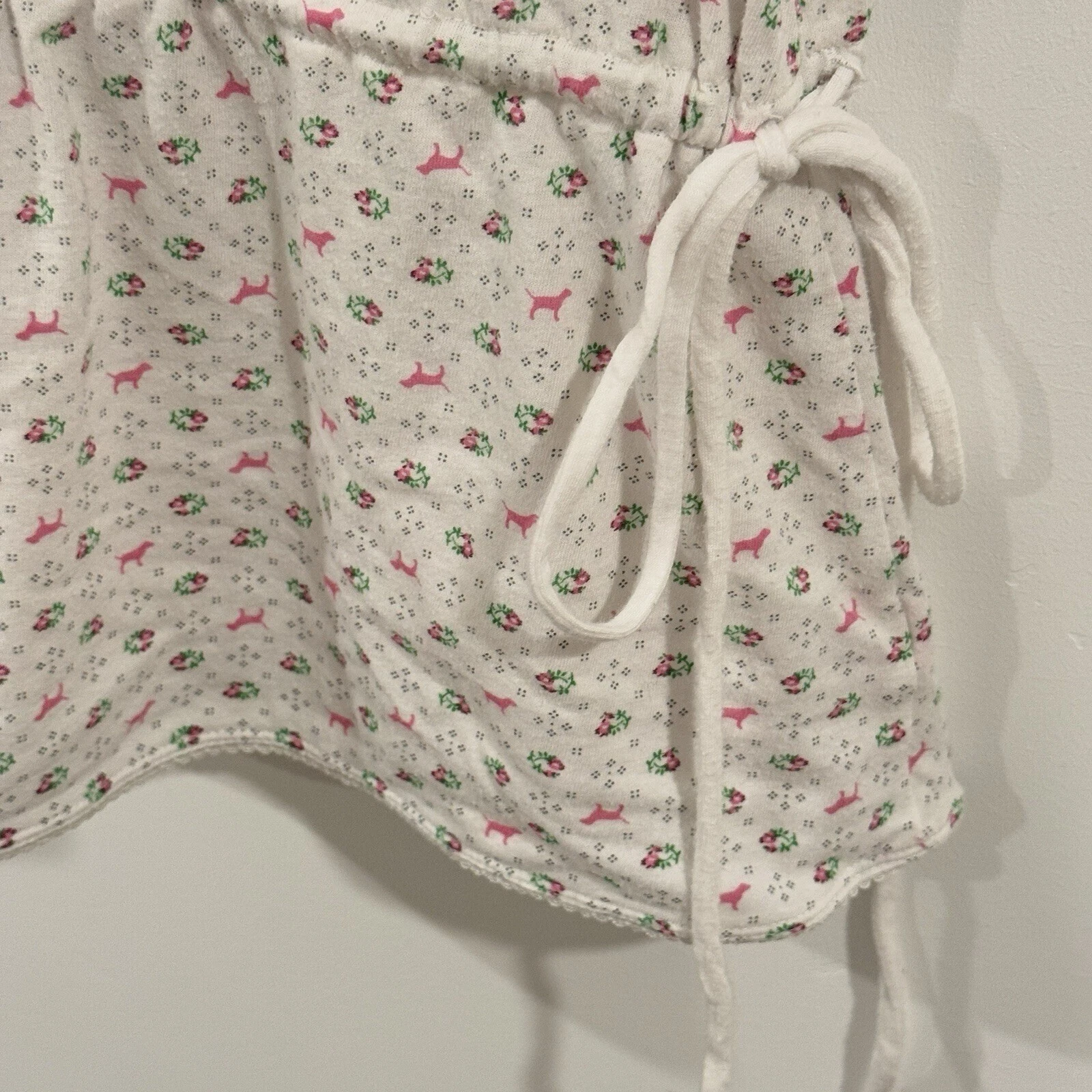 UNDERCOVER Abito ROSA Victorias Secret a punta in maglia bambina vita bassa nighty Y2K taglia M