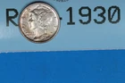 1918 10C MERCURY HEAD SILVER DIME Early US Type RAW-1930