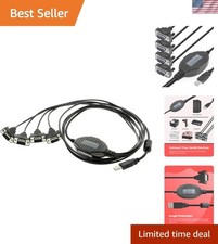 4 Port USB to Serial RS232 Adapter - Win 11, 10, 8, 7