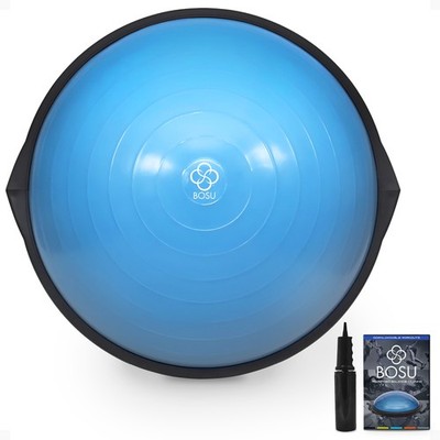 Bosu Multi Functional Home Gym 26'' Original Balance Strength Trainer Ball, Blue