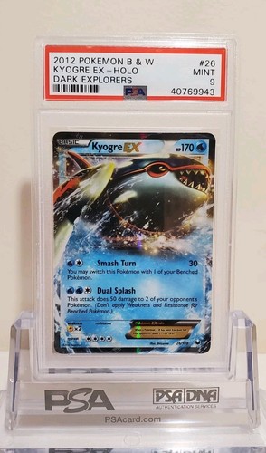 Kyogre-EX graded PSA 9 for sale on eBay