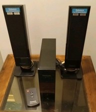 Panasonic SC-HTE 1 Amplifier System With Remote: Amplifier And Speaker Pair