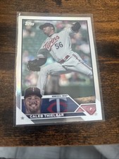 B3 2023 Topps Update Series Rainbow Foil Caleb Thielbar Minnesota Twins