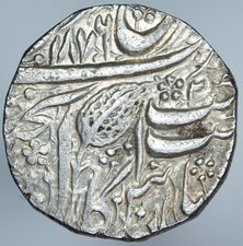 India Sikh Empire Ranjit Singh AR Rupee Amritsar VS1876(1819) H-01.07.04