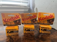Lot of 3 Kodak Kodacolor VR CP 135-36 Film Roll ISO 100 Expired 05/87 AS IS