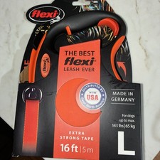 Flexi Xtreme Dog Leash Large Retractable 16' Tape New  Unused