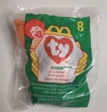Official McDonald  s Teenie Beanie Baby Scoop Pelican 1998 Happy Meal Toy 8