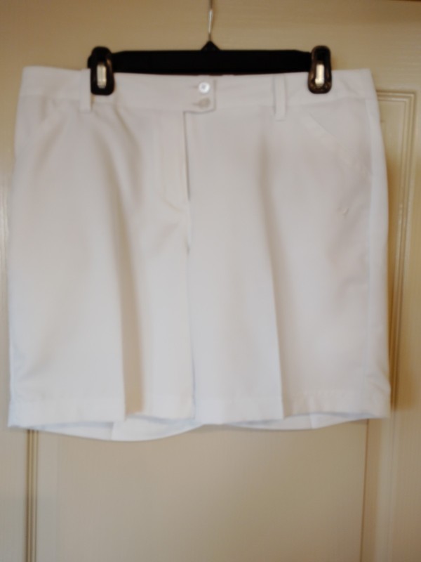 Callaway Shorts Women 10 White Golf Performance Active