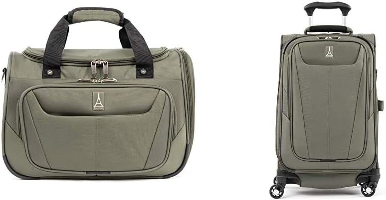 Maxlite 5-Softside Expandable Spinner Wheel Luggage, Slate Green, 2-Piece Set (T