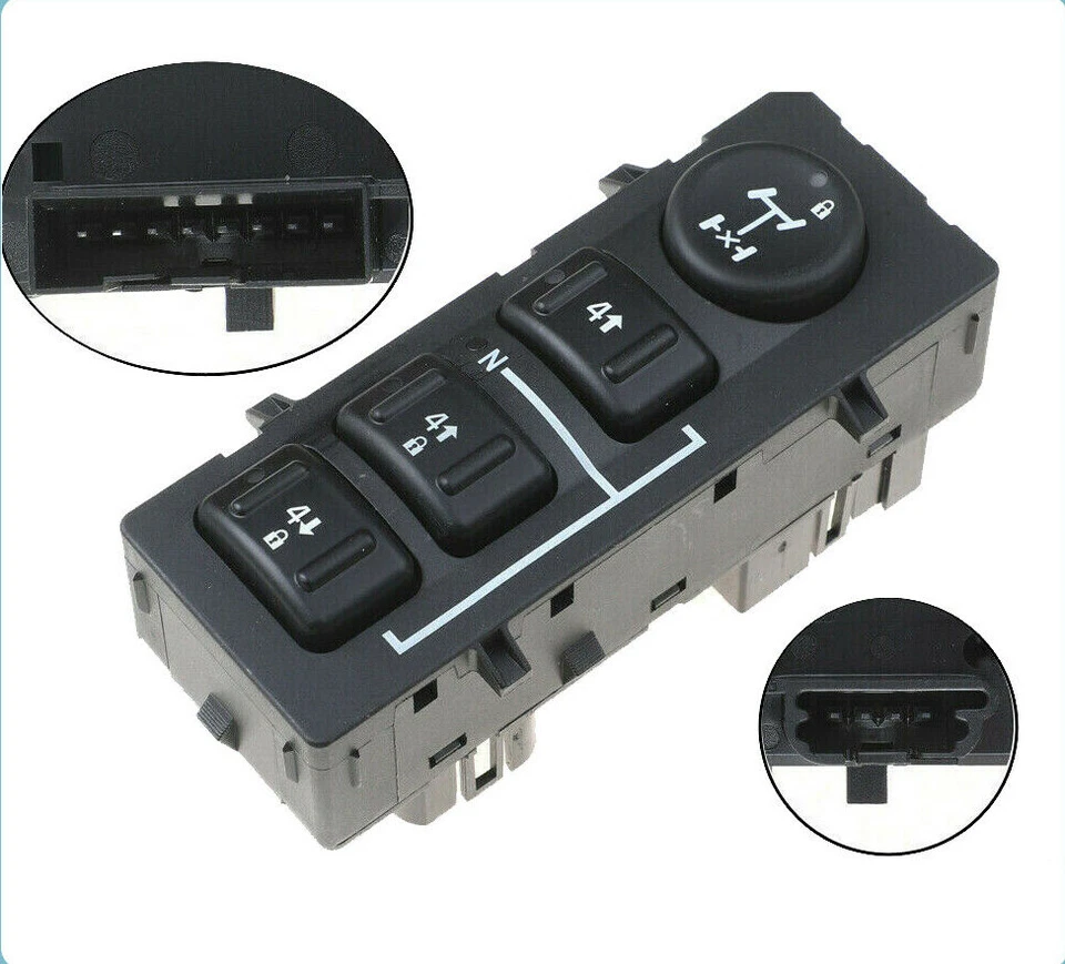 Interruptor de control selector de caja de transferencia de energía para Hummer H2 4 puertas 6,0 L 4X4 4x4 Foto 2 de 4