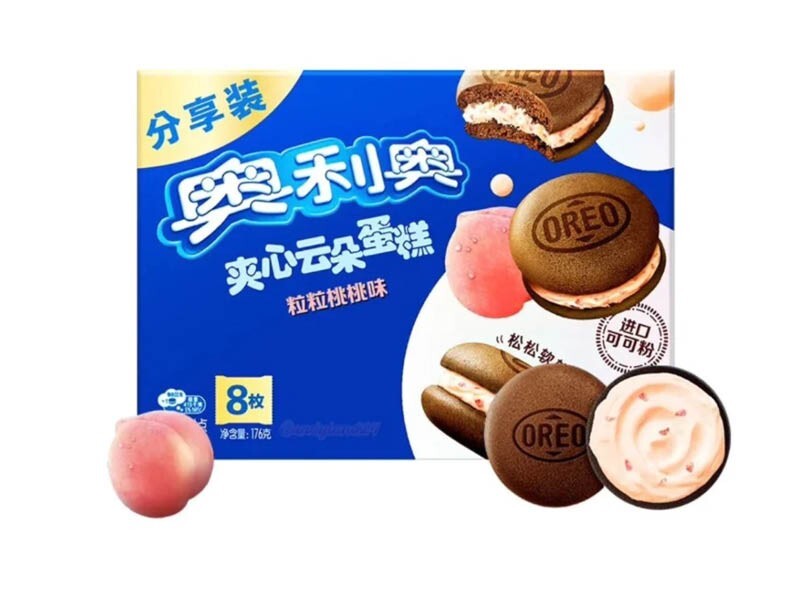 Oreo Cloud Cake Peach - 176 g, individual