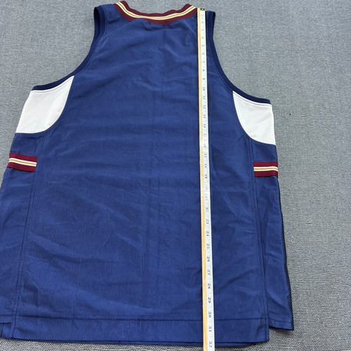 Nike Vintage 90s Basketball Jersey Mens Large Sleveless Top Swoosh Blue - Picture 7 of 10