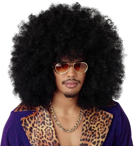 Brown Super Size Jumbo Afro Wig – Oversized, Halloween, Cosplay, Party – HW-3841A - View #3