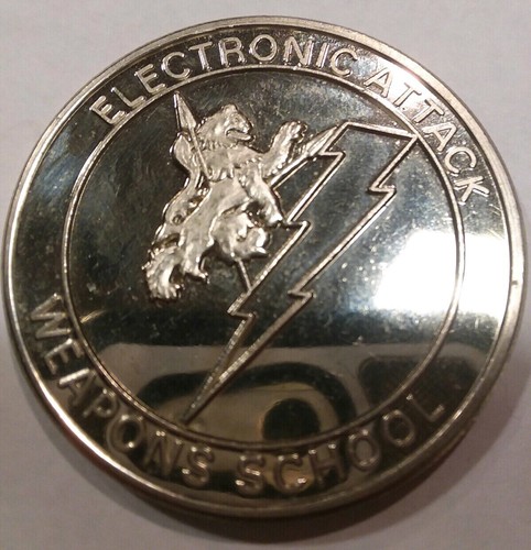 USN NAVY ELECTRONIC ATTACT WEAPONS SCHOOL PROWLER Challenge Coin