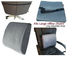 Lumbar Cushion Back Support Pillow Memory Foam Car Seat Office Chair Wheelchair