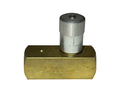 Valvola Idraulica In Ottone Parker C1200B – Usata, 2000 PSI, 26 GPM, Per Impianti