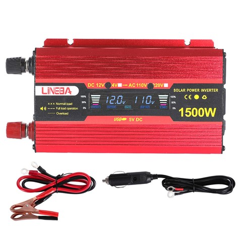 5000W 3000W 1500W 12V A 110V Convertidor Con 1 USB Para Coche Inversor Corriente - Picture 165 of 165