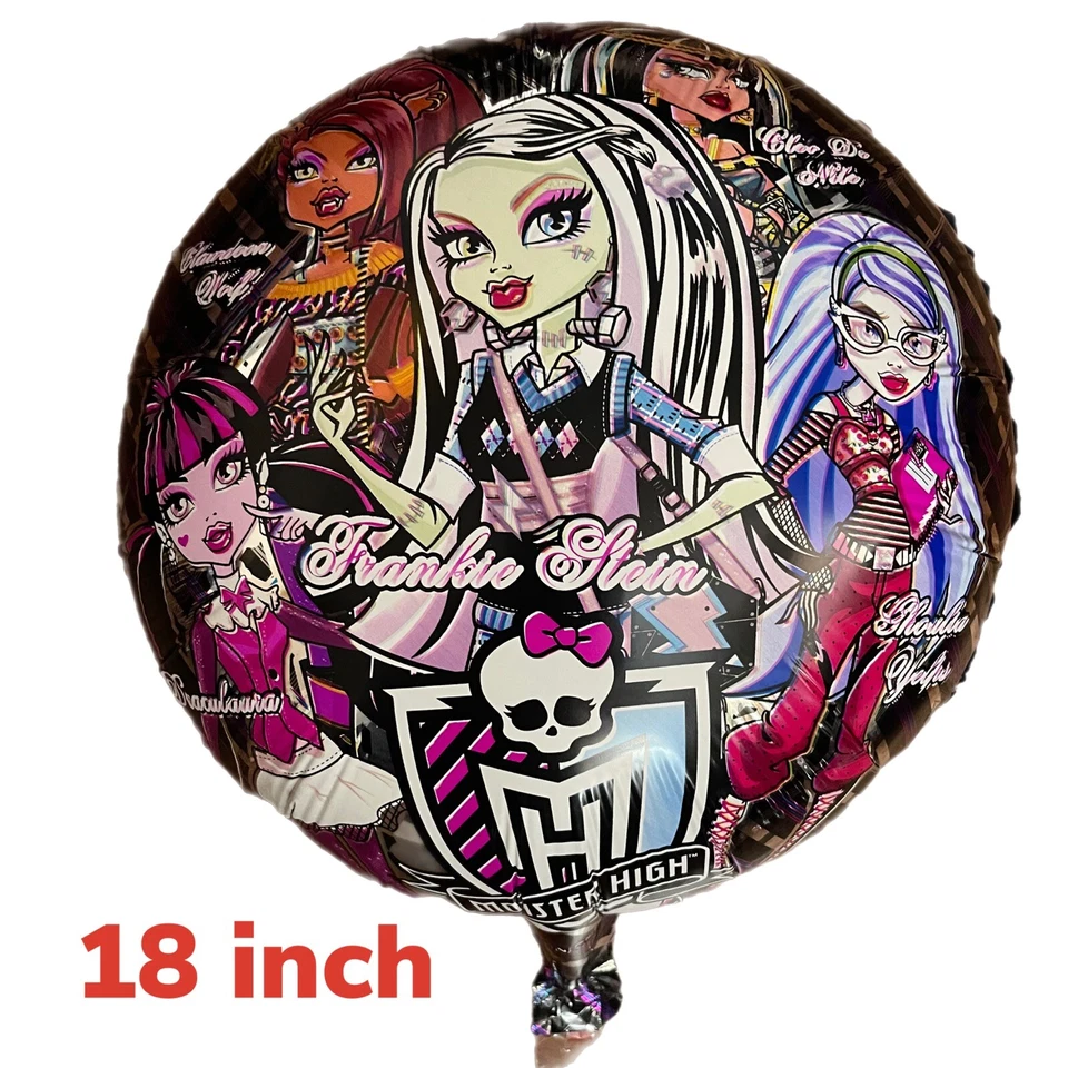 Monster High Party Supplies Skullete Badge and Frankie Stein Birthday Balloon... - image 3 of 4