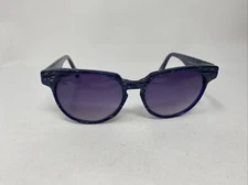 JEAN-LOUIS SCHERRER 903 BLUE MARBLE W/ BLUE LENS SUNGLASSES FRANCE U770