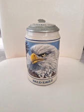  1989 Anheuser Busch Endangered Species Bald Eagle Budweiser Beer Stein #109511