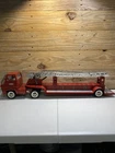 Tonka Fire Truck TFD Pressed Steel Aerial Hook & Ladder Vintage 1960's 30"