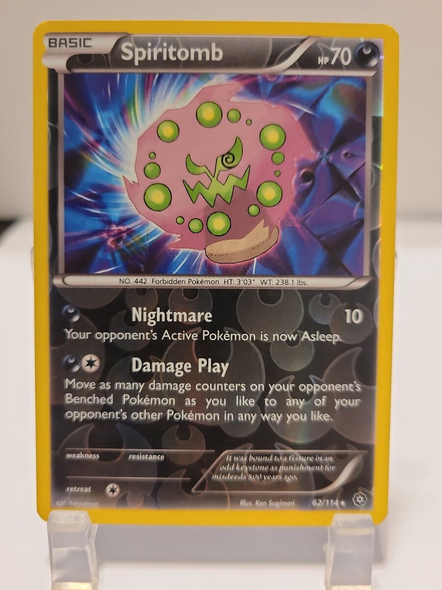 Mavin  Pokémon TCG Spiritomb Steam Siege 62/114 Reverse Holo Rare