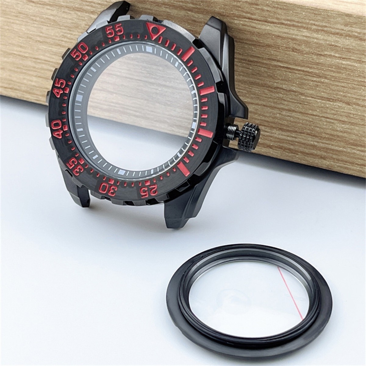 Cassa dell'orologio in acciaio 44mm per quadrante per  NH35/36/4R35A/4R36A - Main Image