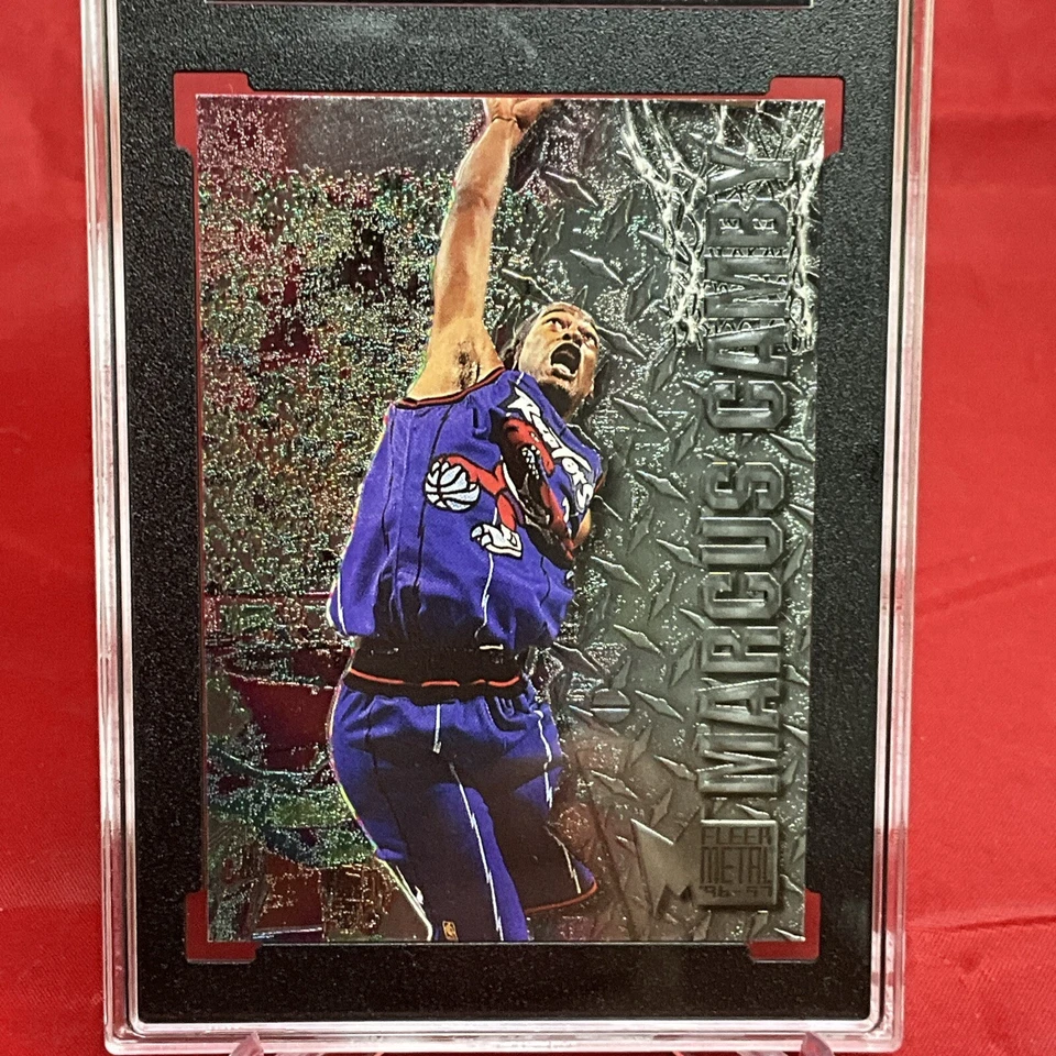 Marcus Camby 96-97 Fleer Metal rare precious ROOKIE CARD SGC 9 Low POP! - Image 3 of 4