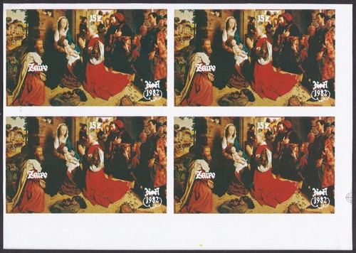 Zaire Sc1101 Christmas, Adoration of the Magi, Painting, Color Trial Proof B - Picture 11 of 14