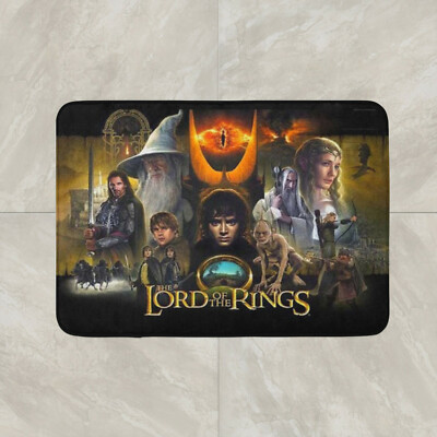 Lord of the Rings Rug Mat Floor Door Pinball Home Flannel carpet