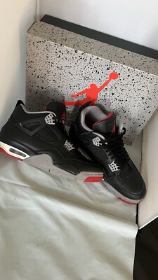 Nike Air Jordan 4 Retro SE Black Canvas Gr.9,5 43 Sehr Gut