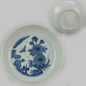 Antique Chinese Tianqi Chongzhen Late Ming 17th C Porcelain Butterfly An...