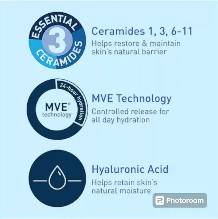 Crema hidratante CeraVe para piel normal a seca 8 fl oz ¡NUEVA!! Foto 3 de 4