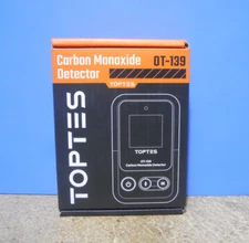 TOPTES OT-139 Mini Portable Carbon Monoxide Detector, Model 0T-139 Orange