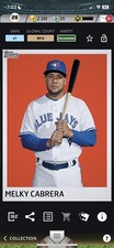 TOPPS BUNT - 2012 MELKY CABRERA LEGACY BASE DIGITAL BASEBALL CARD, BLUE JAYS