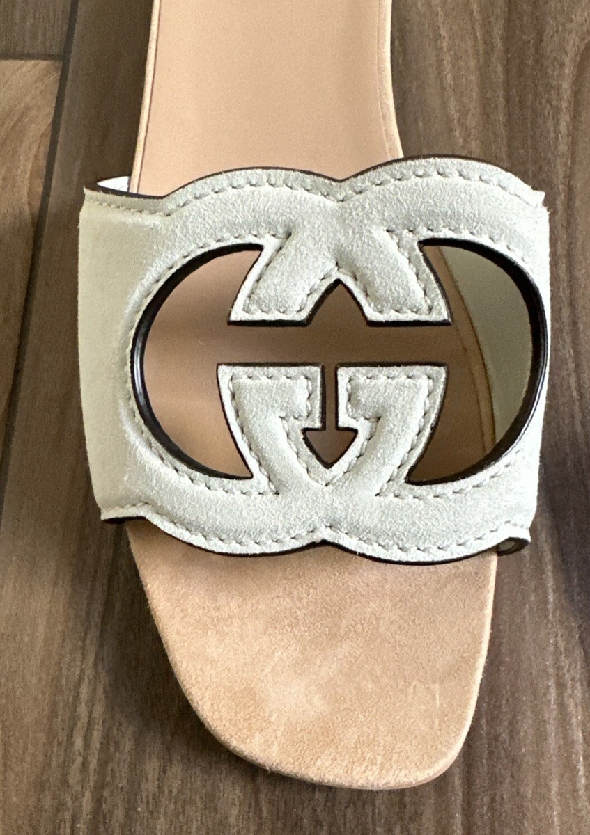 WOMEN'S GUCCI INTERLOCKING G CUT-OUT SANDAL Size 40/10 | eBay