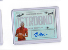 2021-22 Leaf Metal First Round Bound Silver Bryce McGowens Rookie Auto