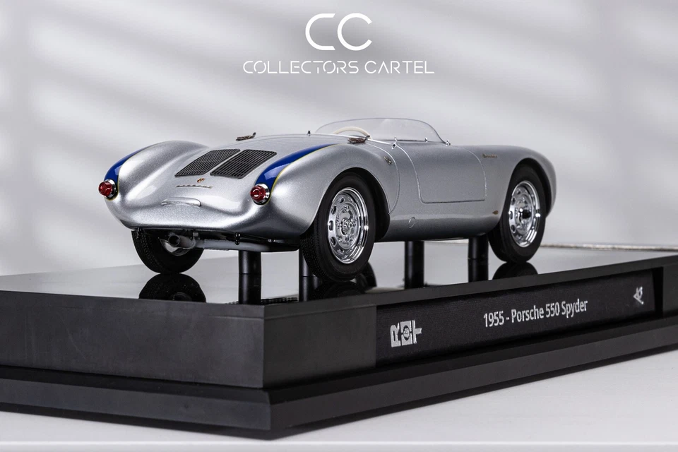 Porsche 550 Spyder (Silver) [Amalgam] 1:18 - Image 4 of 4