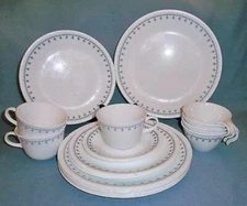 Vintage Corelle Snowflake Blue Add-on/Replacement Dinnerware (See Selection)