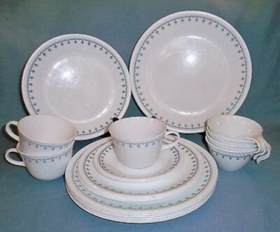 Vintage Corelle Snowflake Blue Add-on/Replacement Dinnerware (See Selection)