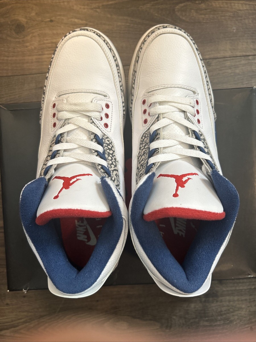 Jordan 3 Retro OG True Blue 10.5 - WITH BOX 676556808645| eBay