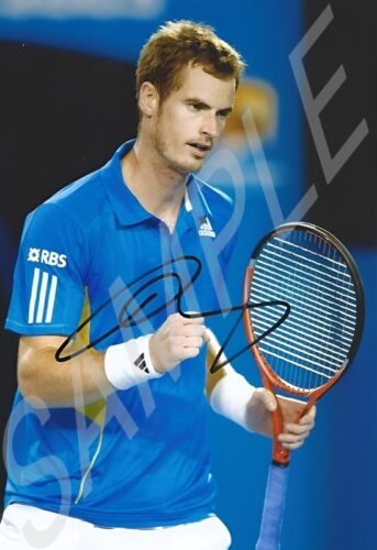 Photo Andy Murray Tennis Autographe Signed Reprint 10 x 15 cm - Foto 1 di 1