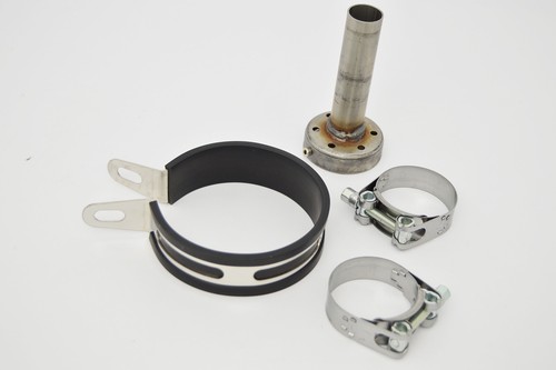 Scarico Kawasaki Z750 SP Engineering Nero Satinato Tondo Moto GP XLS 2004-2006 - Foto 3 di 10