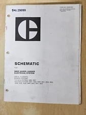 Caterpillar Schematic for 980C Wheel Loader Electrical System, S/N...