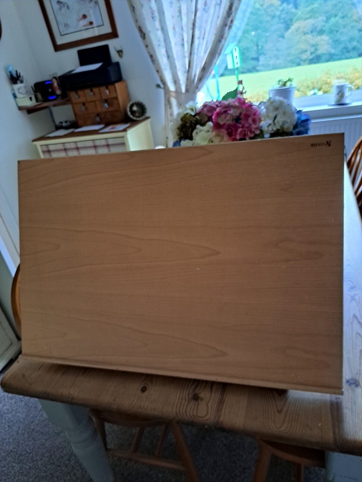 Reeves Large Table Top Easel Drawing Board Work Station eBay