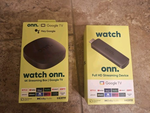 Onn. Google TV 4K & HD Streaming Devices. Free Live TV, Sports & VOD"