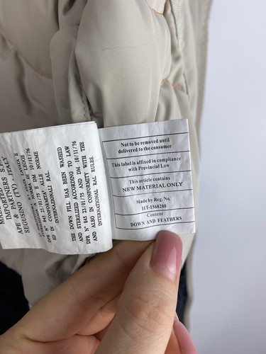 Parajumpers Masterpiece Series men’s quilted down lining jacket size L - Picture 23 of 24