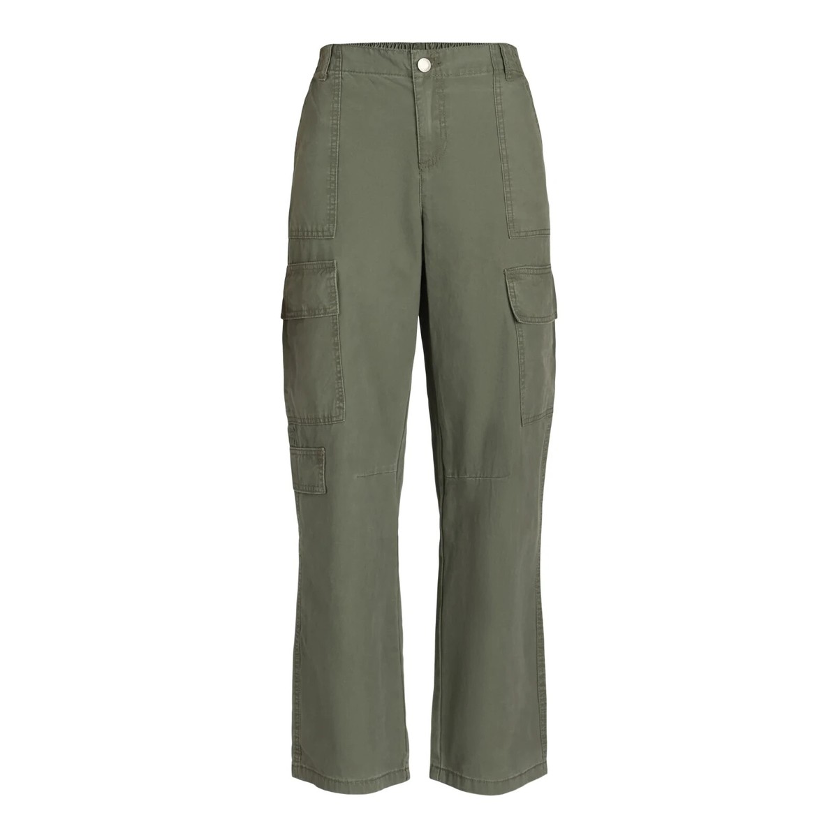 No Boundaries SIZE S 4-6 Canvas Cargo Pants, Women's Color